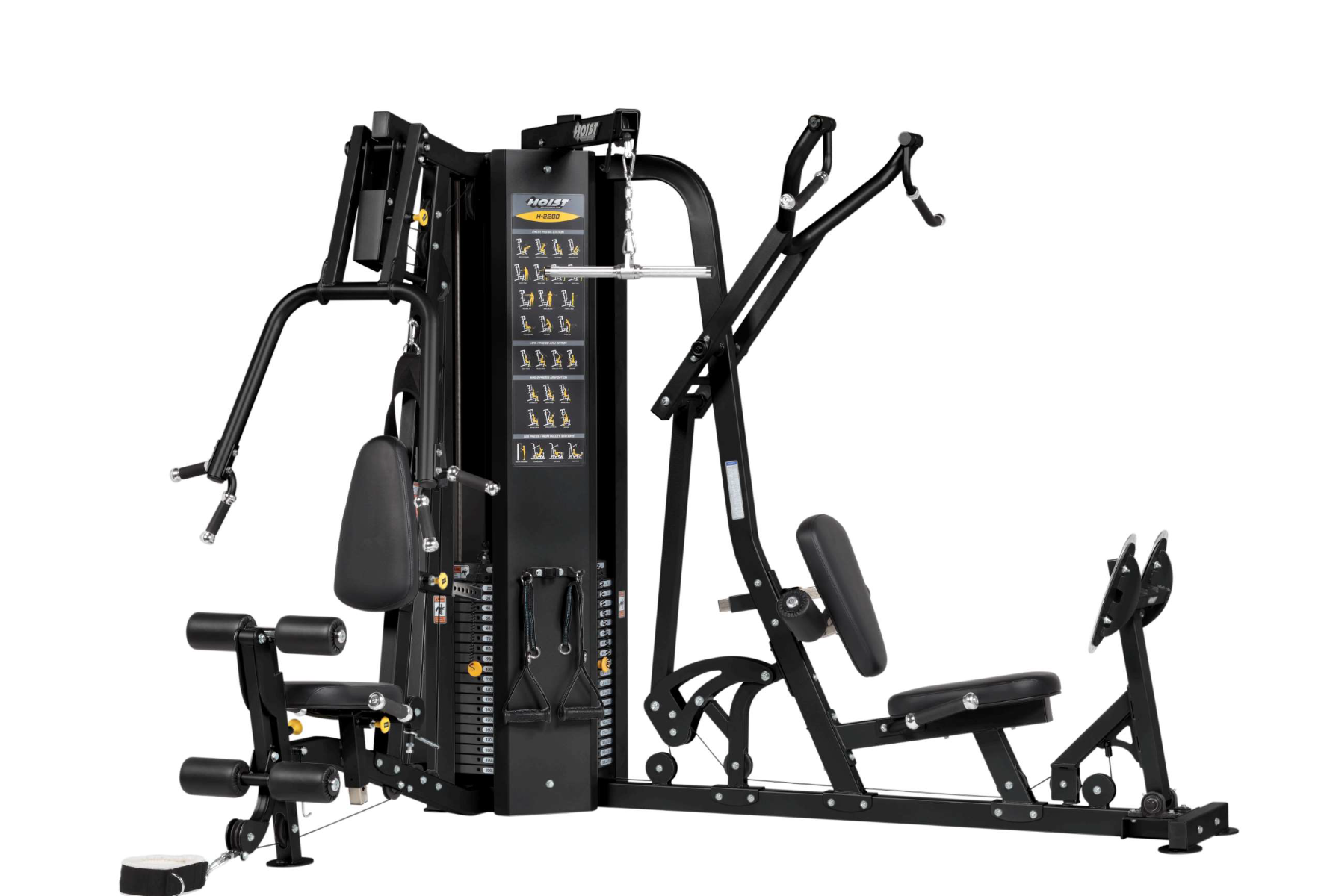 Hoist H2200 2 Stack Multi Gym | Premium 2-Station Strength System ...