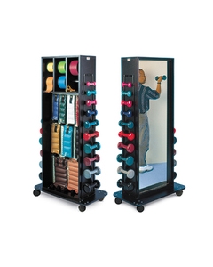 Combination Weight Rack with Mirror