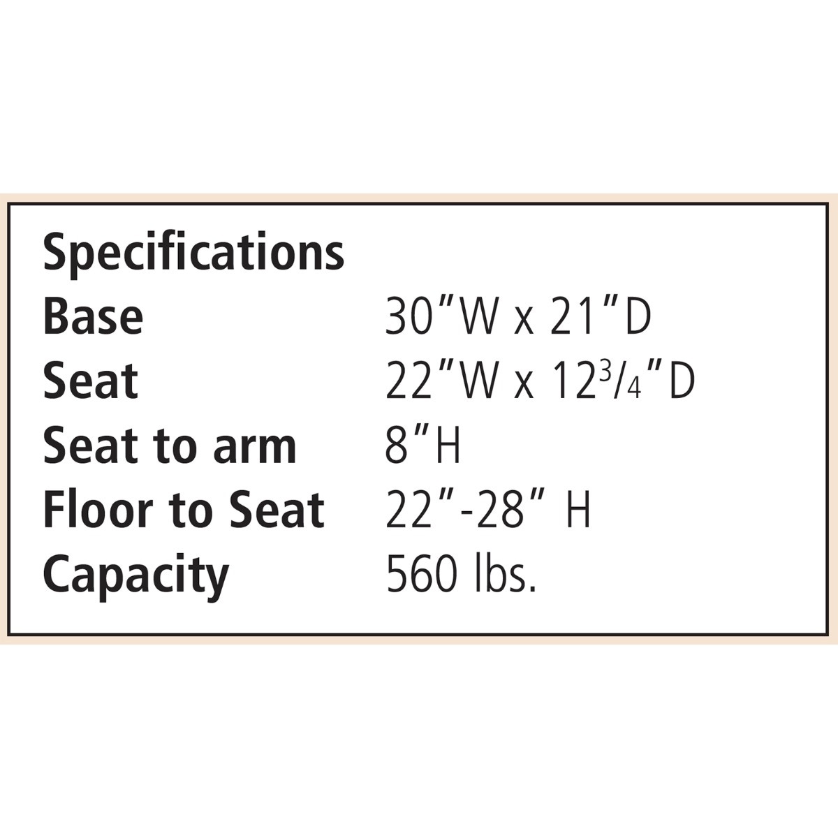 Homecraft Sherwood Plus Perching Stool