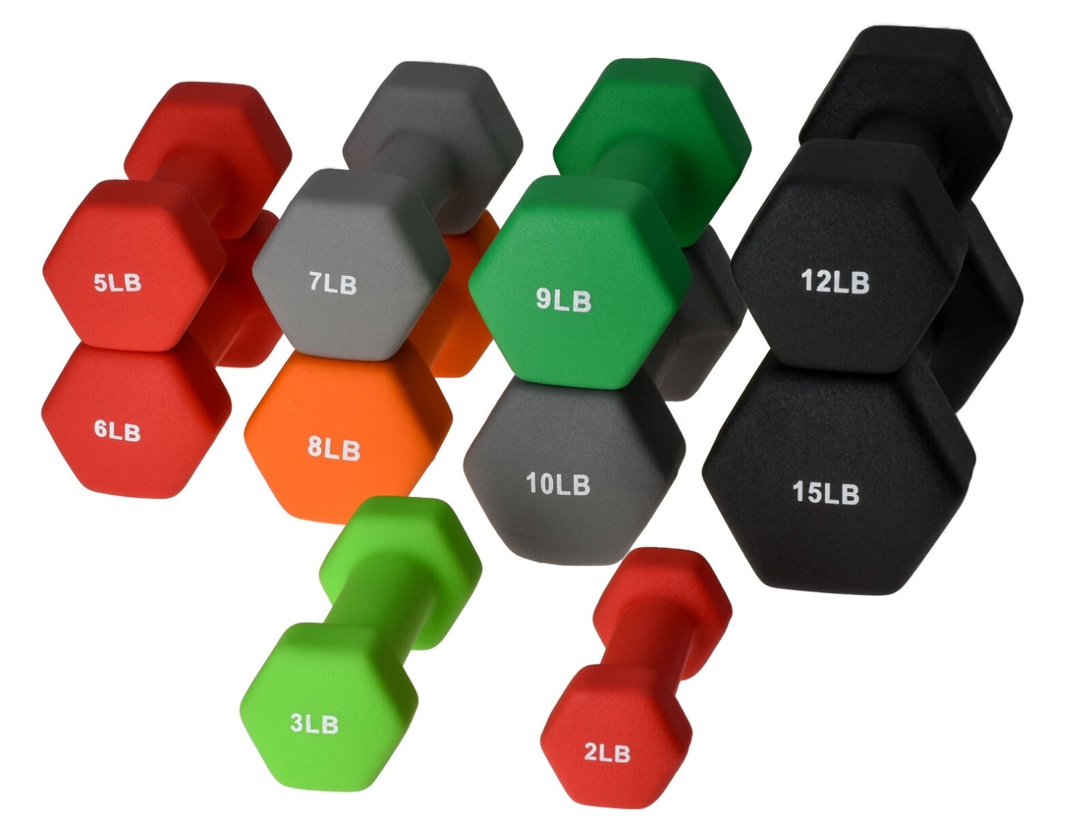25 pound neoprene 2024 dumbbells