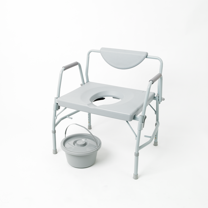 Bariatric Drop-Arm Commode