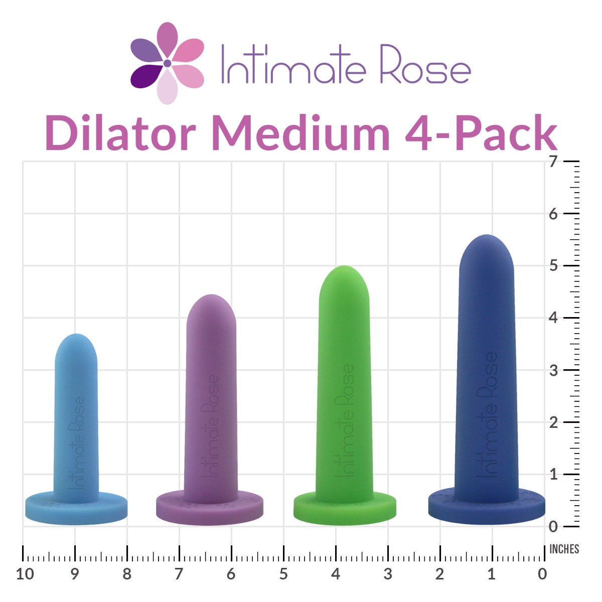 Intimate Rose 4 Pack Dilators