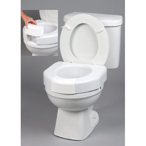 Maddak Elevated Toilet Seats (ETS) with Unique Open/Closed Front - Secure Bolt ETS