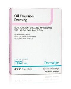 Oil Emulsion Non-Adherent Wound Dressing