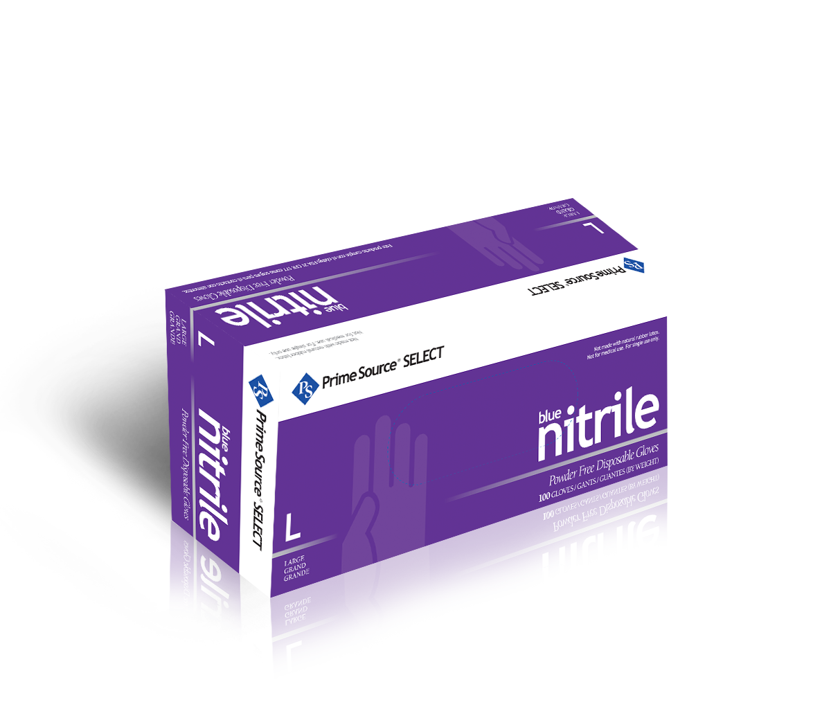 NC - Blue Nitrile Powder Free Gloves