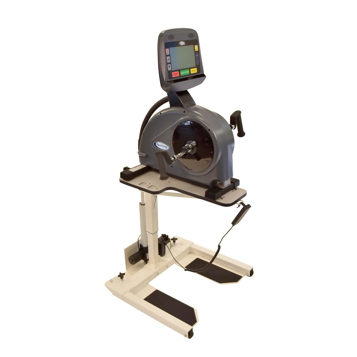 PhysioTrainer Pro Upper Body Ergometer with table and wheelchair