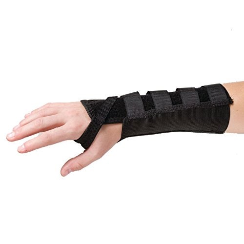 Rolyan AlignRite Wrist Support without Wrist Strap Black