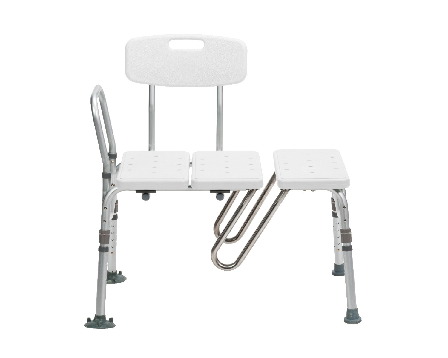 Splash Defense Transfer Bench with Curtain Guard Protection