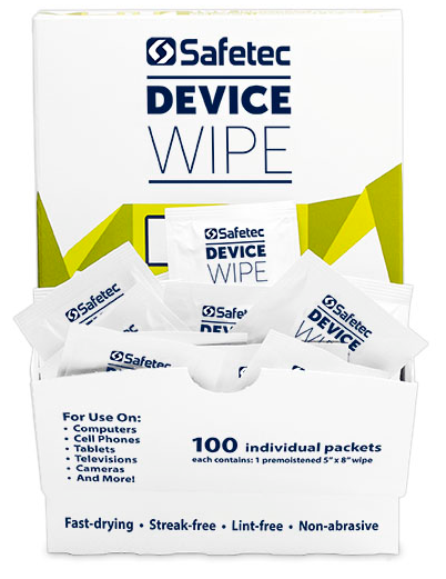 Safetec Device Wipes Performance Health