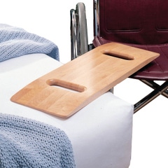 Transfer board with slots