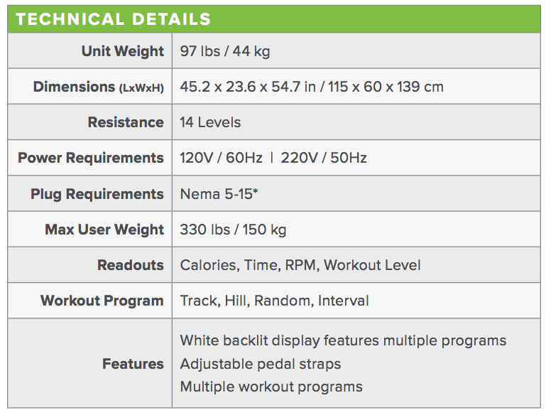 E80C Residential Elliptical