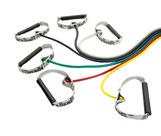 THERABAND Tubing with PVC Handles Performance Health