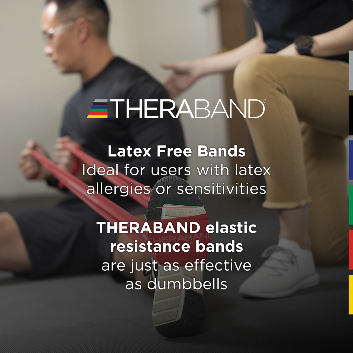 Novaplus THERABAND Non-Latex Resistance Bands