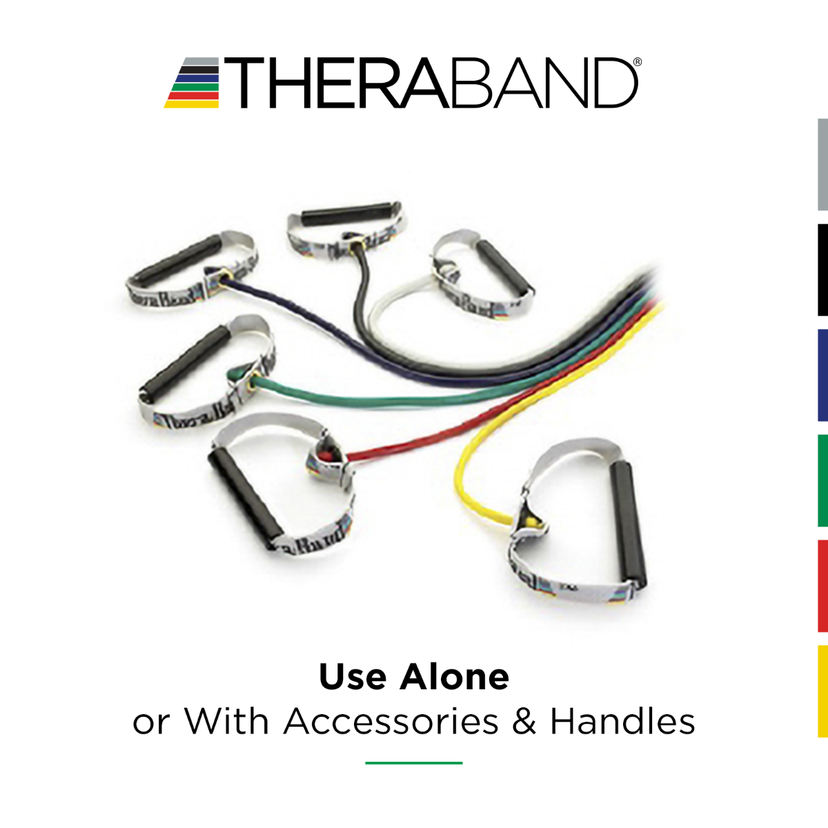 THERABAND Professional Resistance Tubing - Family Left Angle