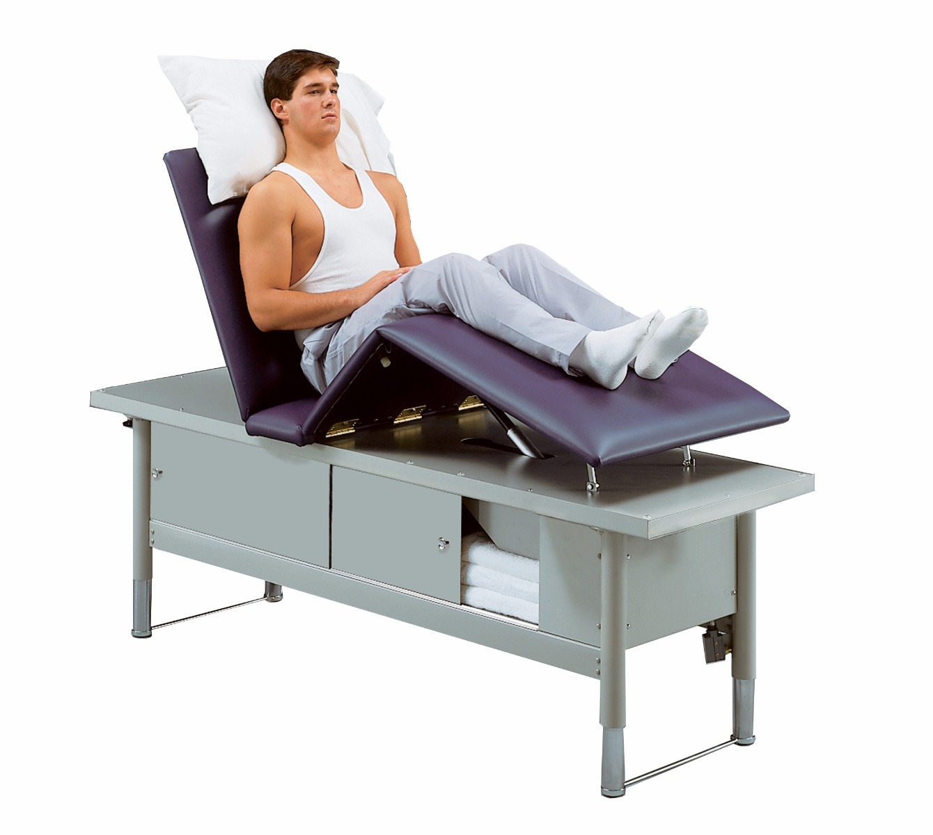 Tri W-G Treatment Table with Storage