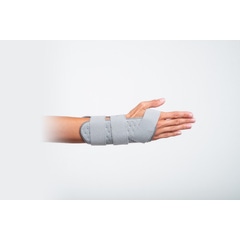 Chrisofix Ulnar Wrist Orthosis, in use - Back side of hand/forearm
