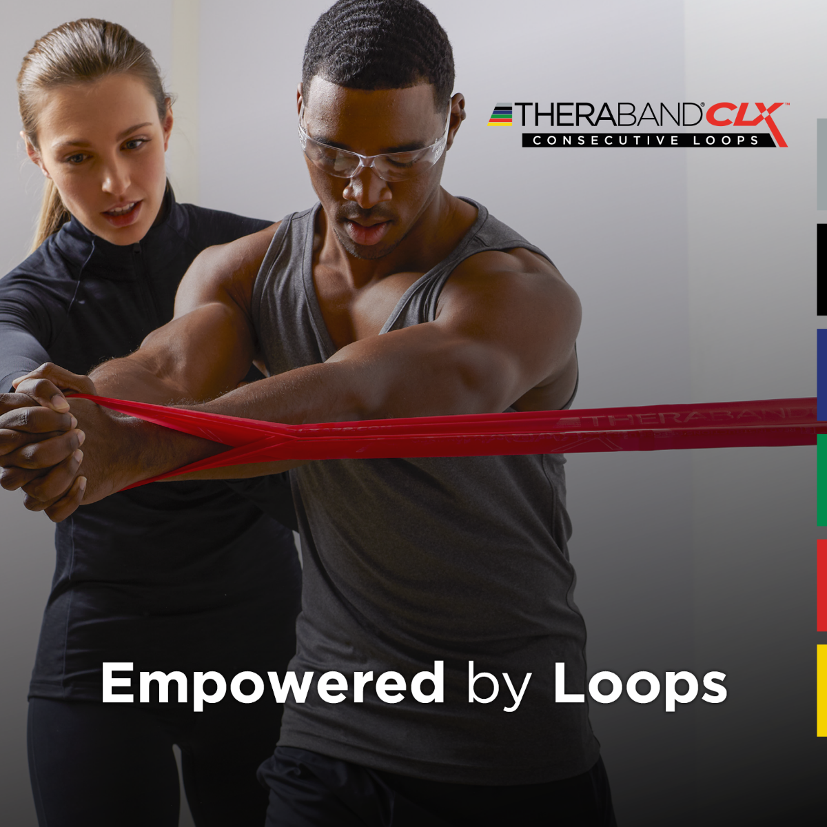 THERABAND CLX - Resistance Band with Loops