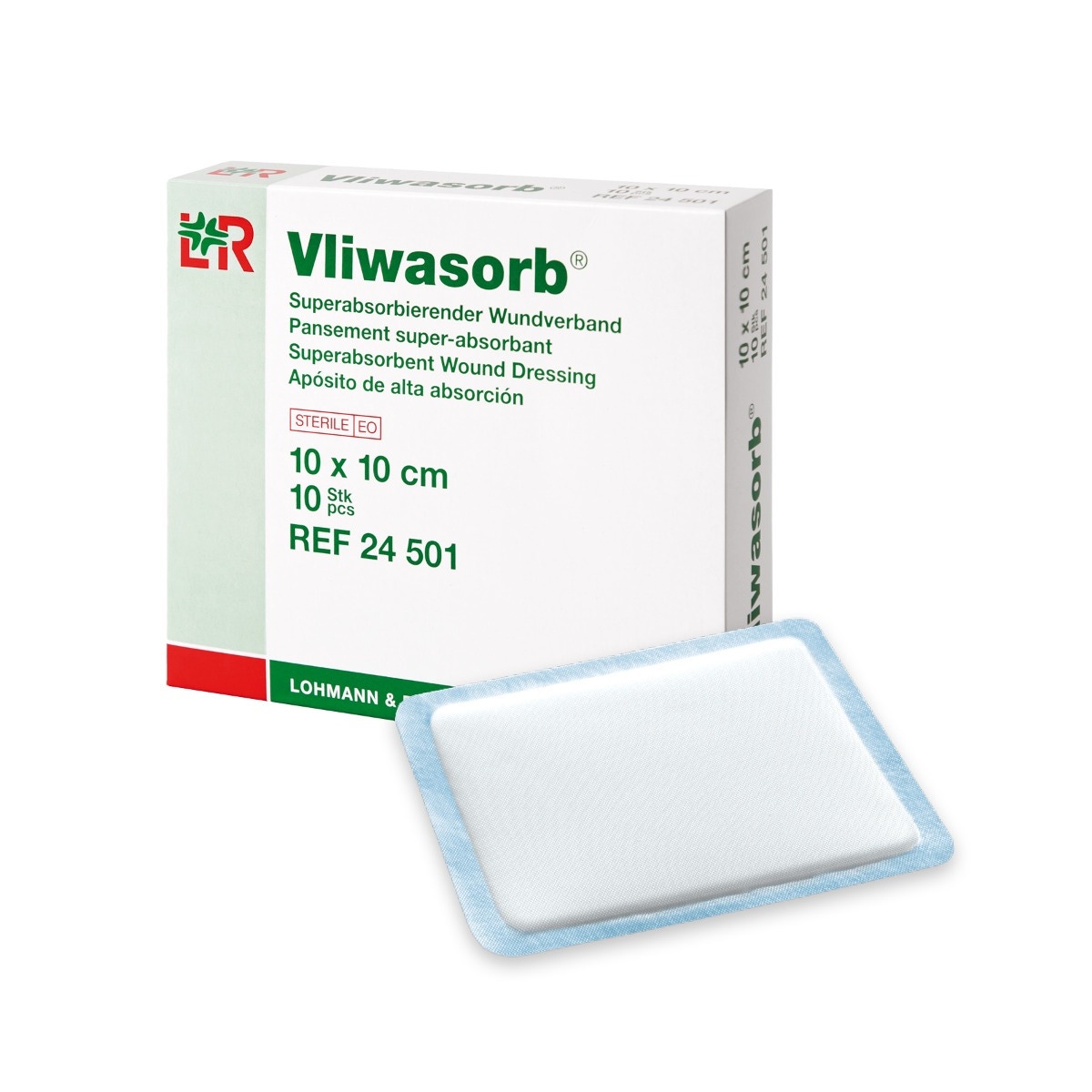 Vliwasorb 12 x 12cm Package