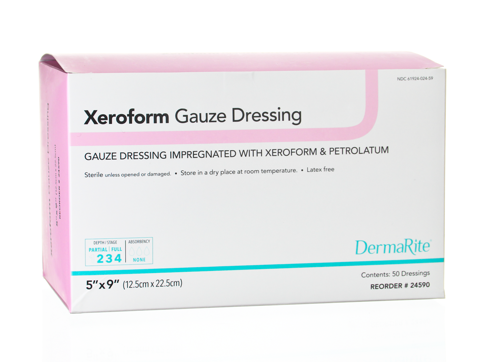 Xeroform Gauze Wound Dressing With Petrolatum