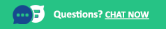 Questions? Chat Now