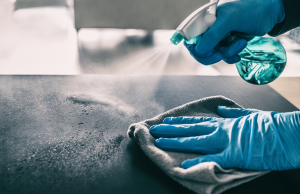 Treatment table cleaning