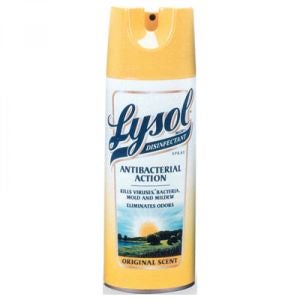 lysol disinfefcting spray