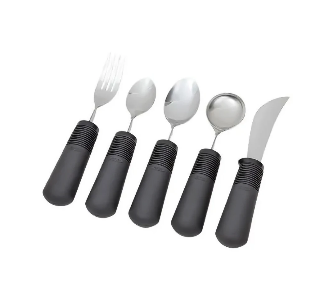 weighted and bendable utensils