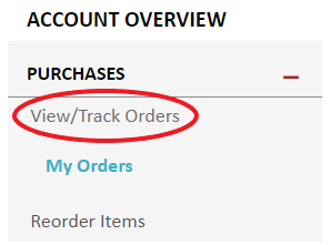 track orders