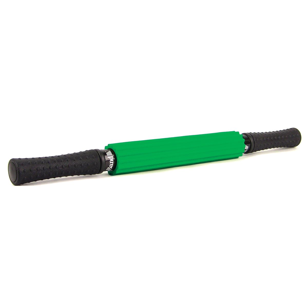 Black and green TheraBand roller massager tool