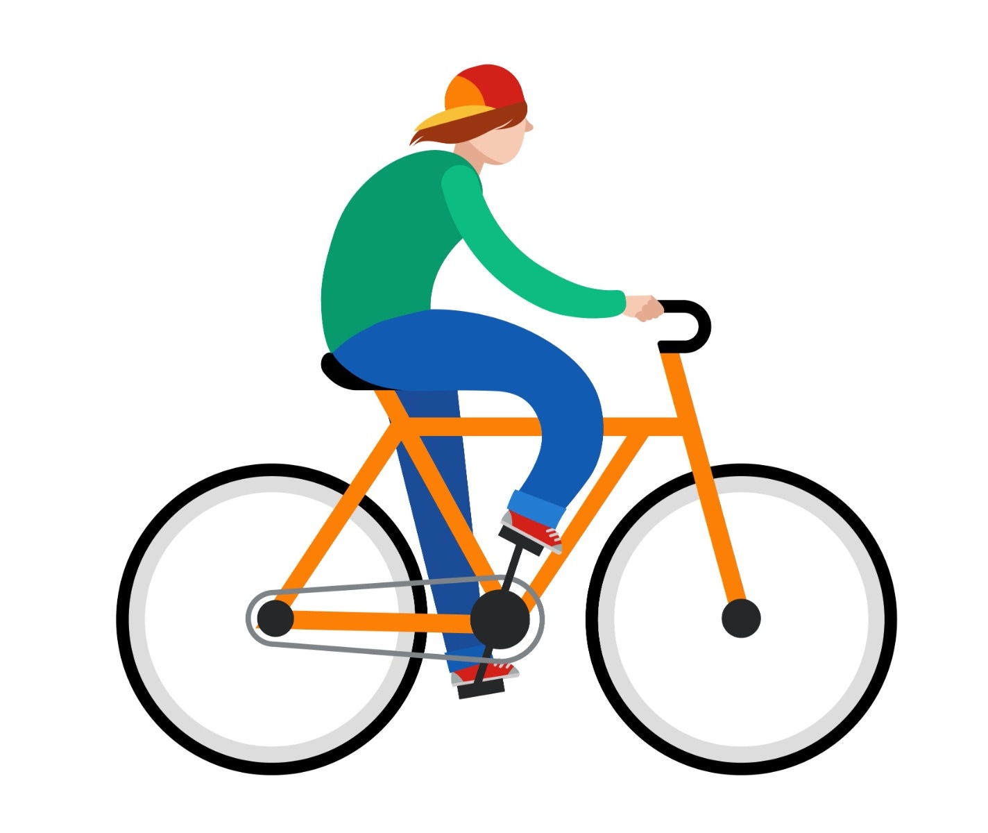 12 o'clock cycling position