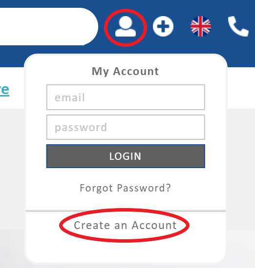 create an account