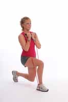 theraband lunge