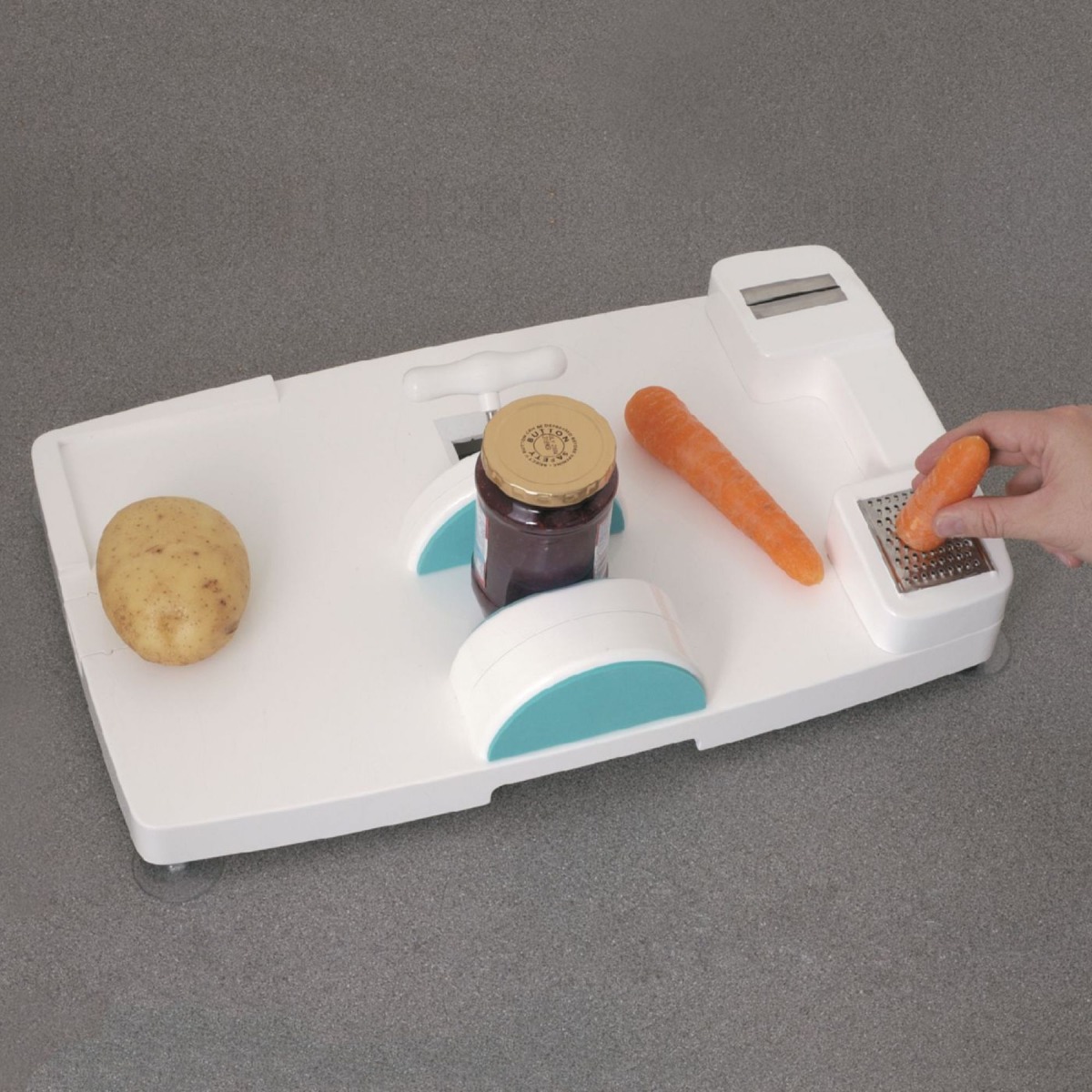 One Handed Cutting Board 'Cook-Helper' | Adaptive cooking tools for  disabilities | Adaptive Kitchen Equipment | Gadgets for Handicapped | For  Stroke