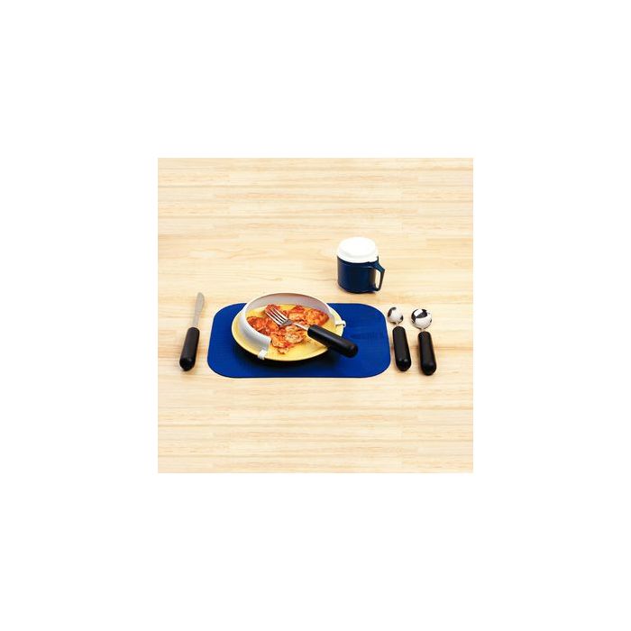 Weighted Dining Kit with utensils, bowl, cup and placemat