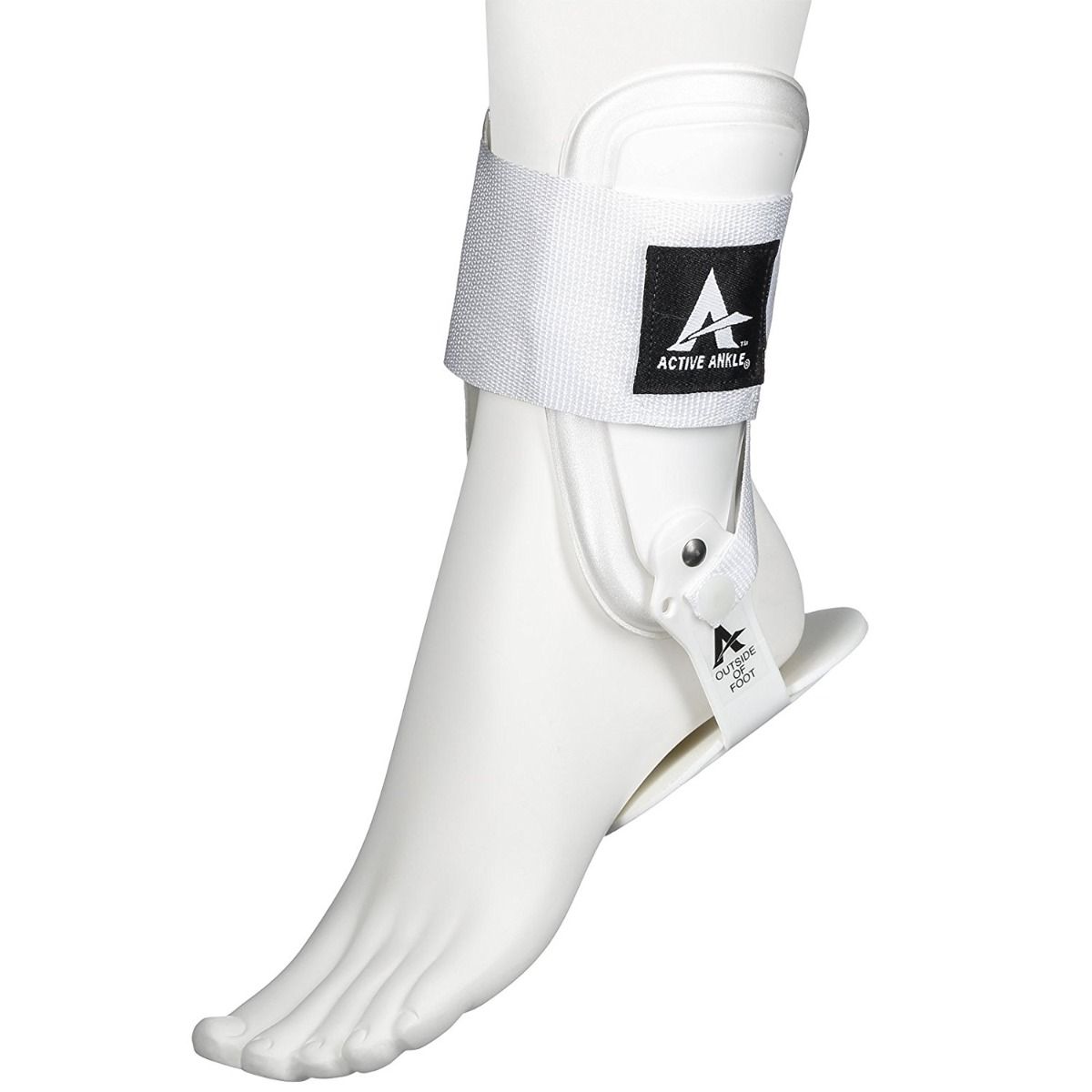 White Active Ankle T2 rigid brace