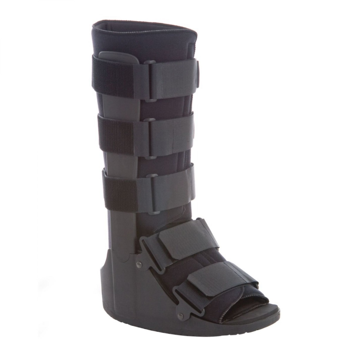 Black Rolyan Stabilizer Walker Boot for ankle and foot support