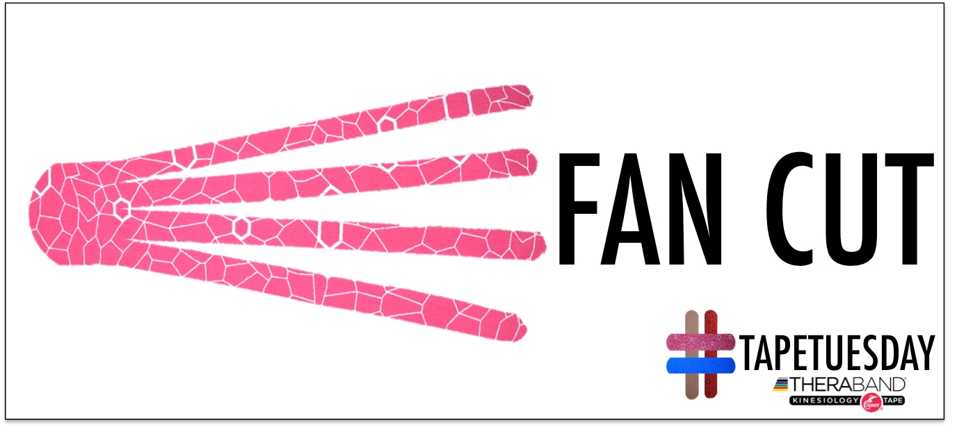 Fan-cut kinesio cut