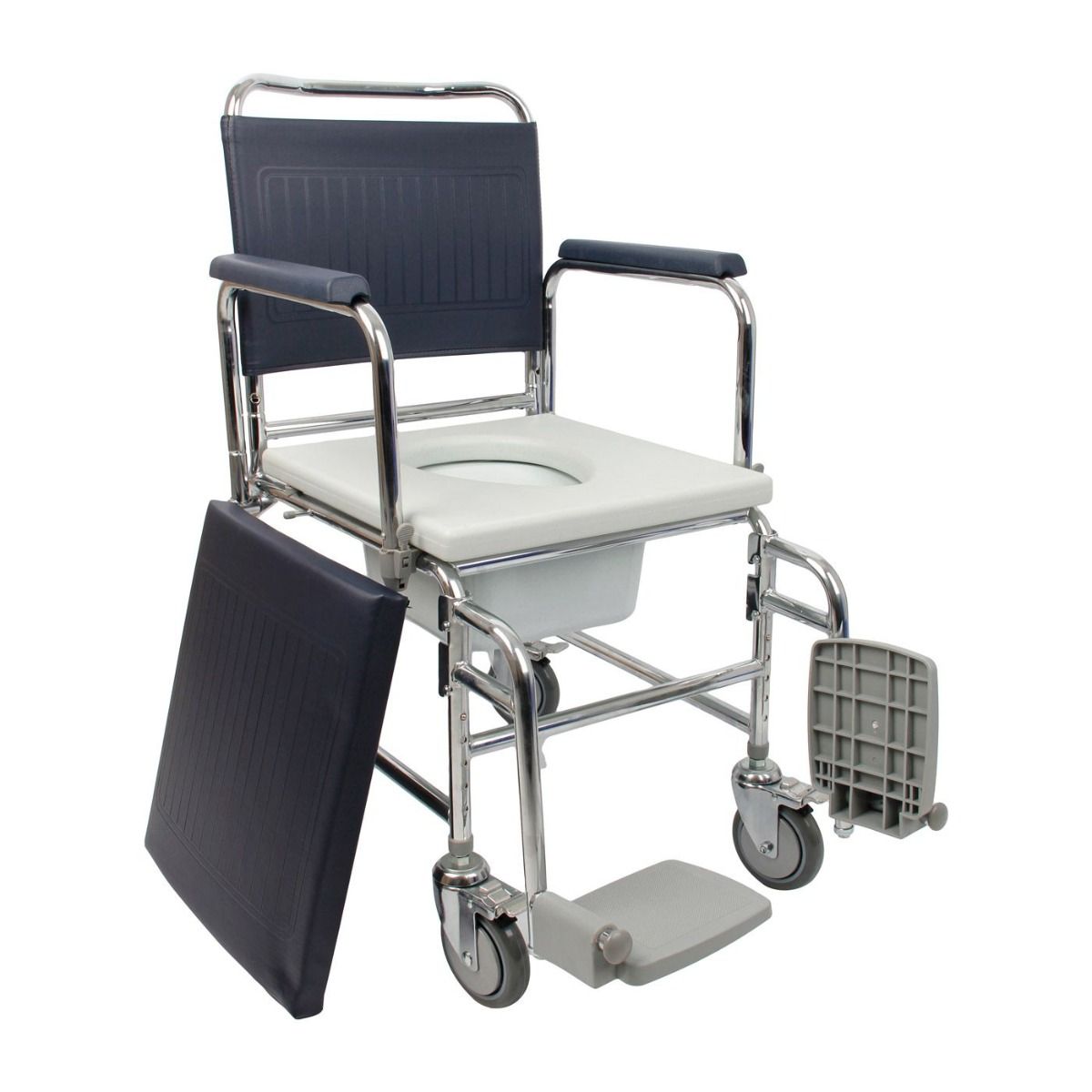 Homecraft Adjustable Height Mobile Commode 