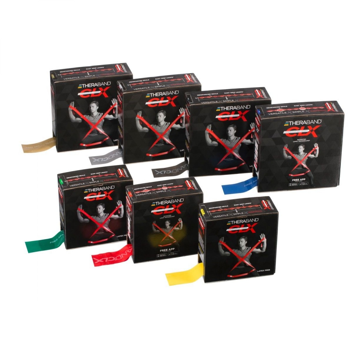 theraband loops resistance bands