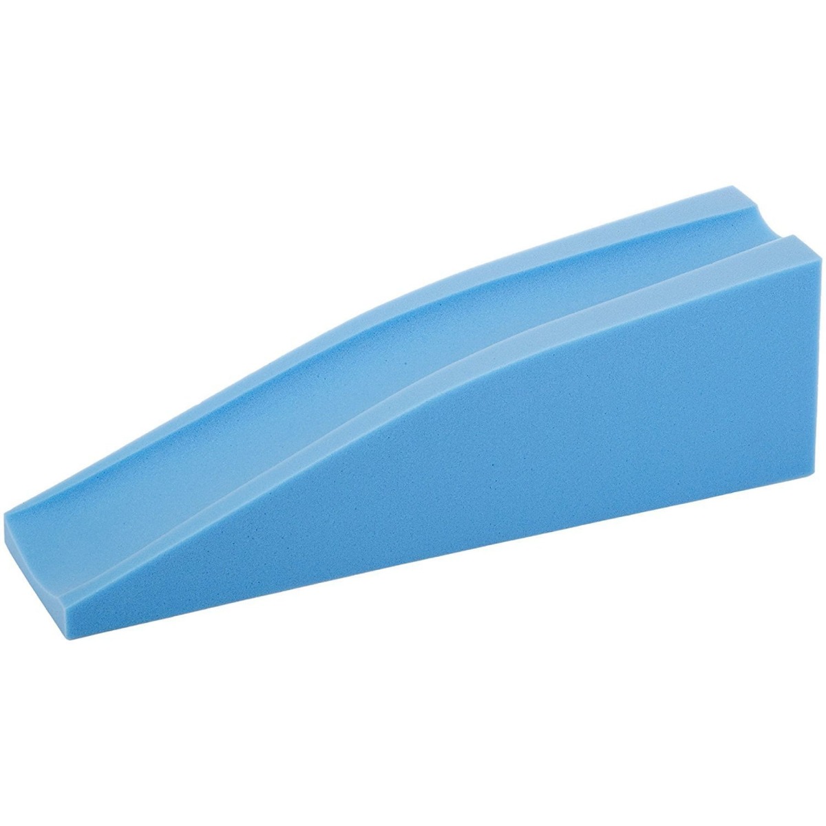 Blue leg elevating foam wedge by Rolyan