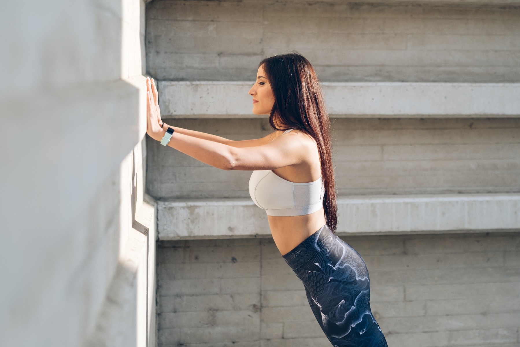 wall push up exercise
