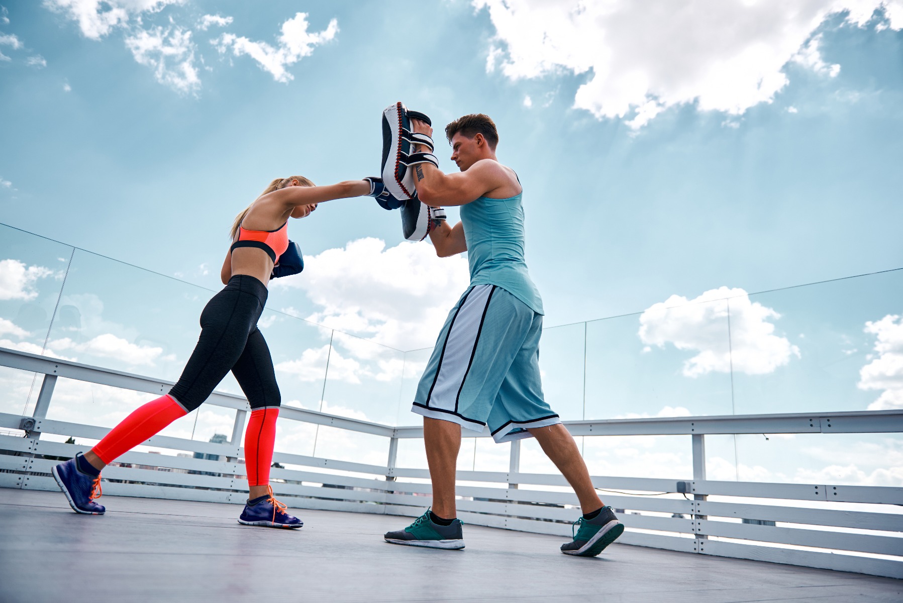 A 6 Round Shadow Boxing Workout with Resistance Tubing