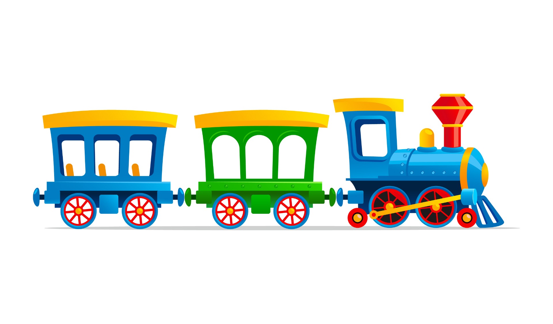 cartoon train