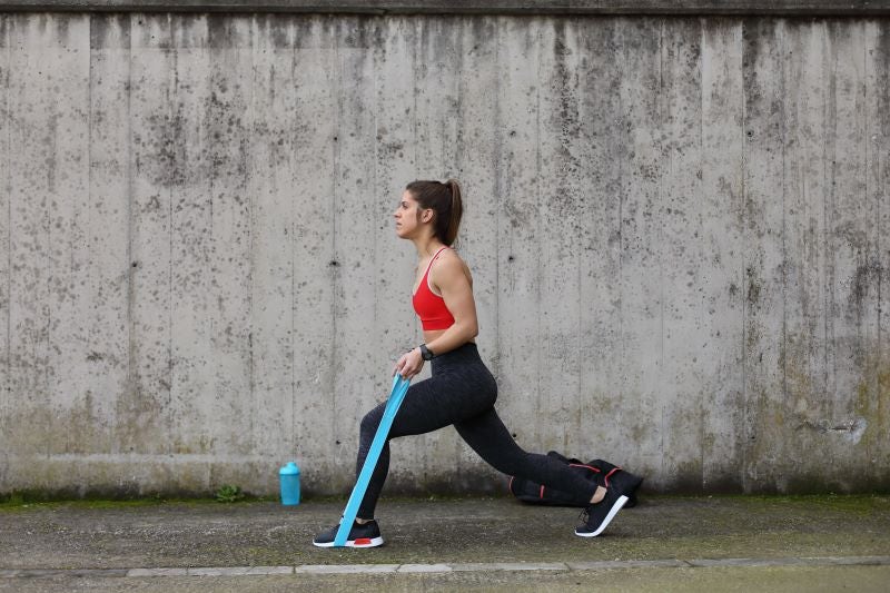 Lunge with Resistance Band