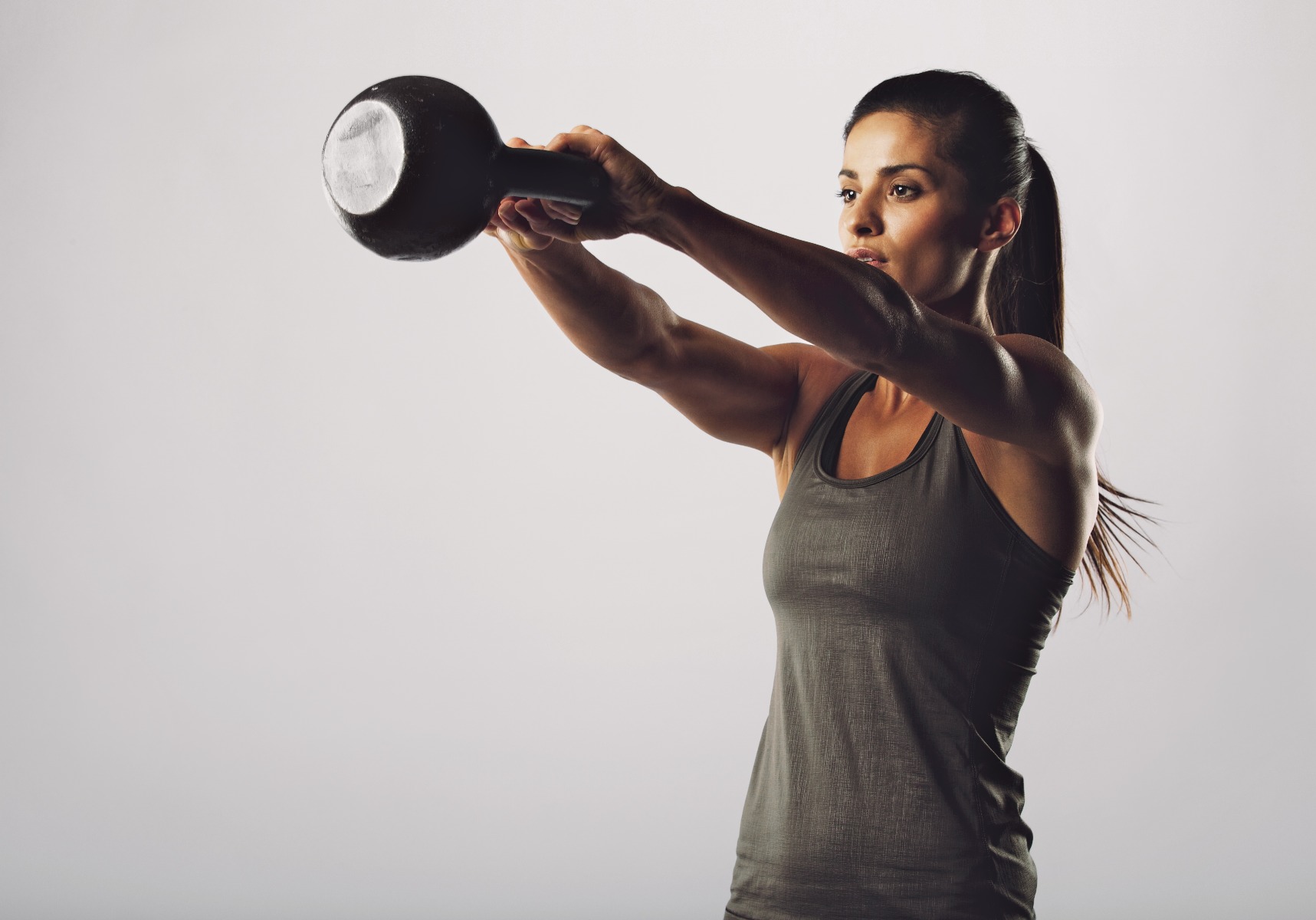 chop with kettlebell