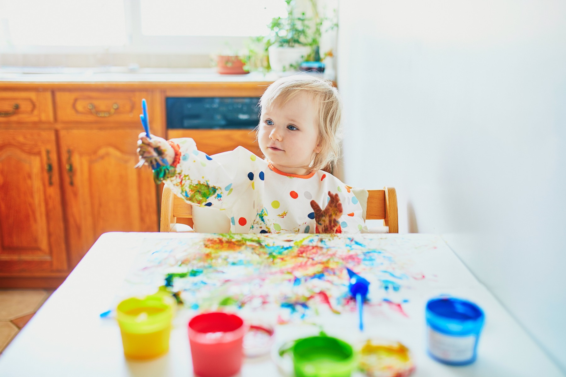 toddler painting