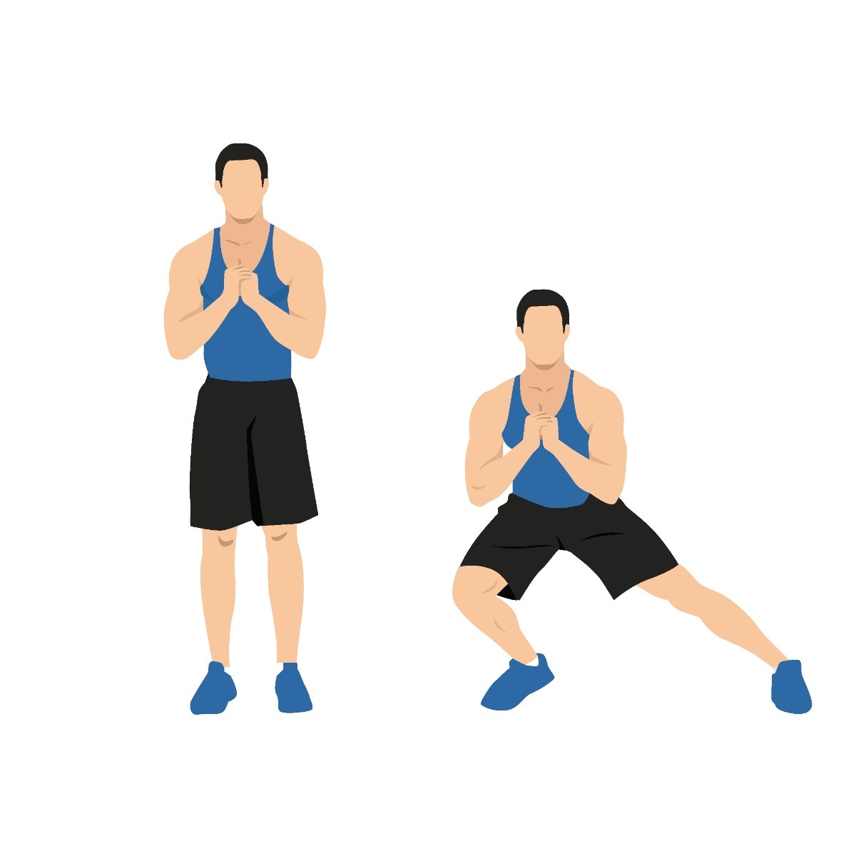 lateral lunge exercise