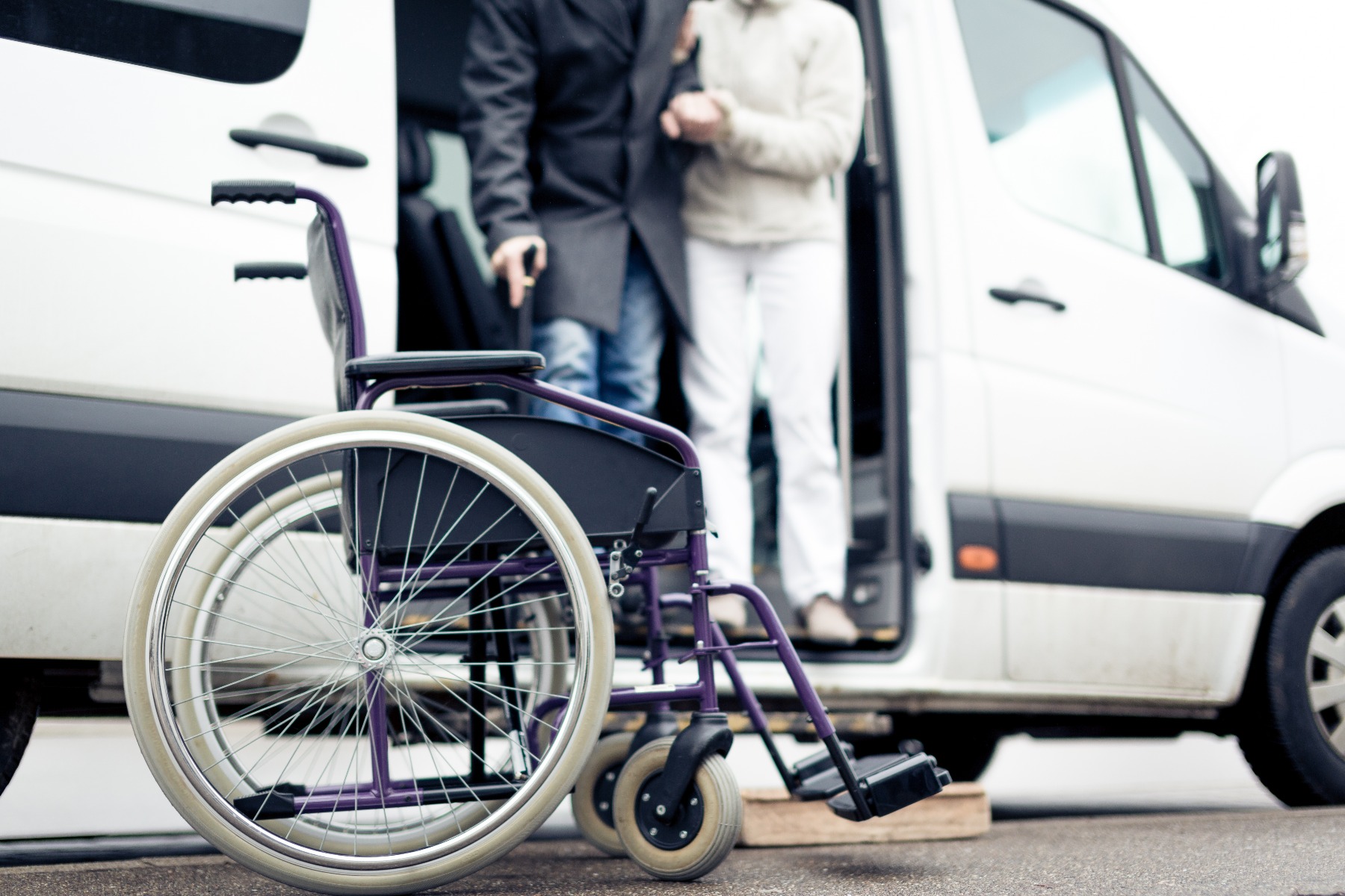 transporting wheelchairs