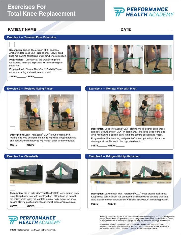 Exercises for Total Knee Replacement
