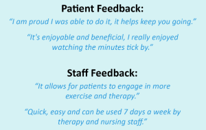 testimonials from clinicians and patients who used Cubii